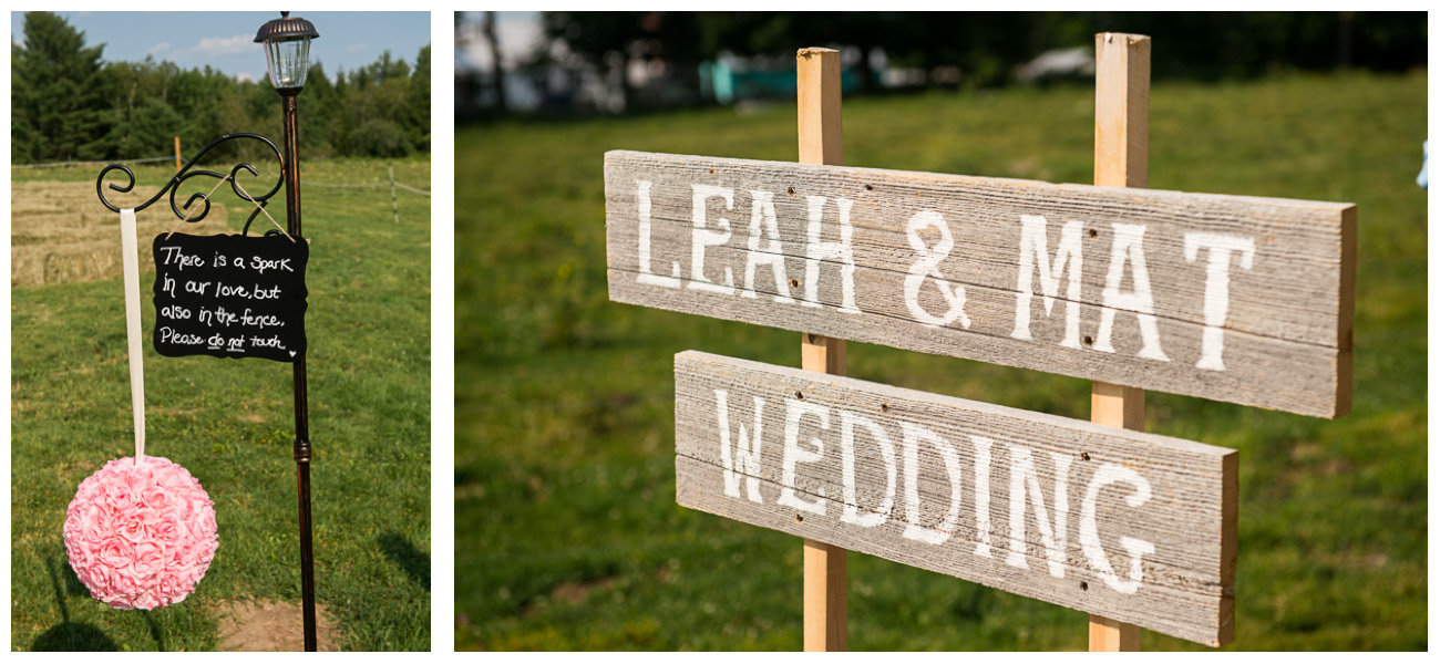 barn wood painted wedding signs