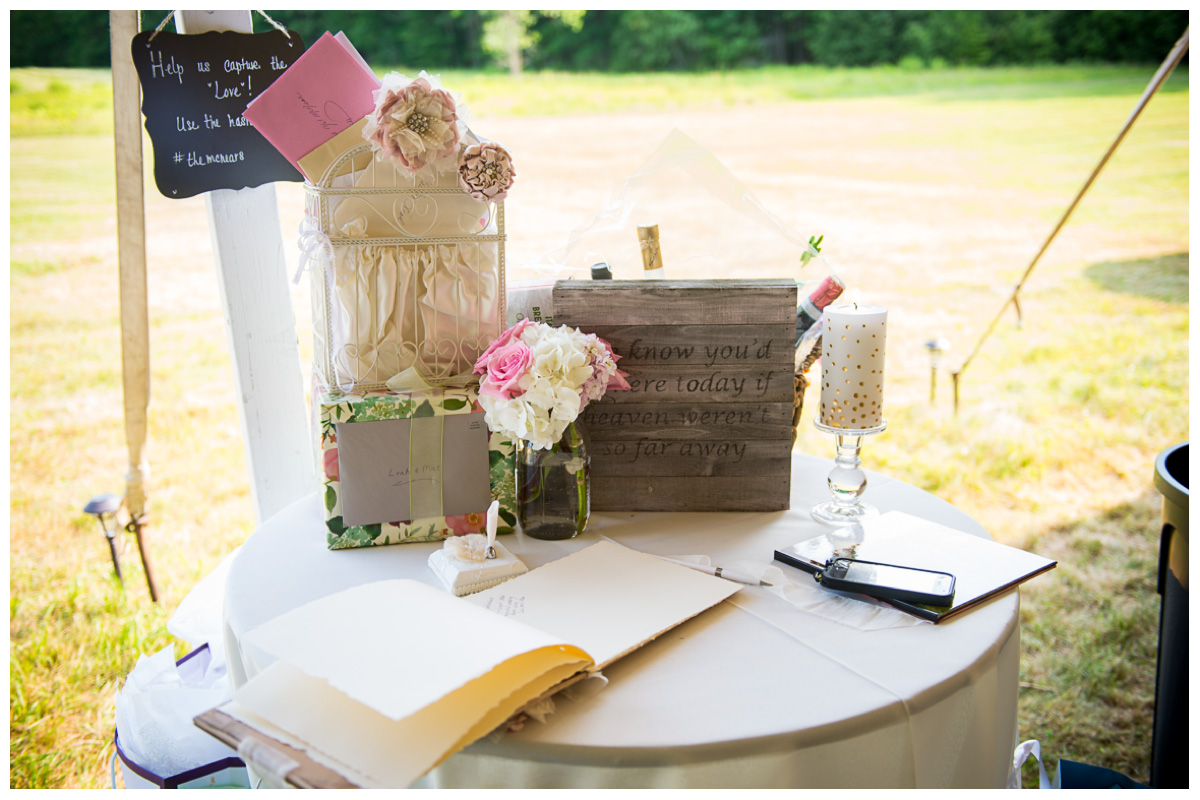 rustic farm wedding decor