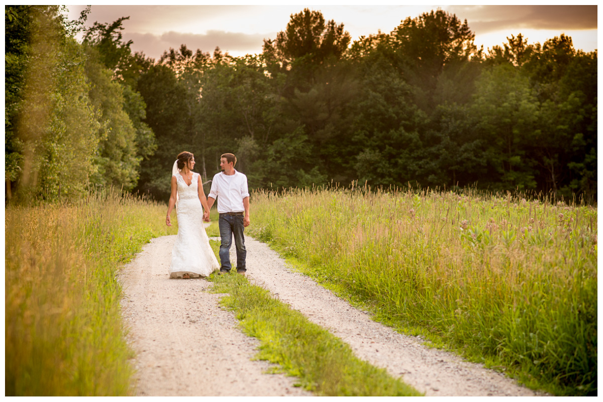 rustic maine wedding