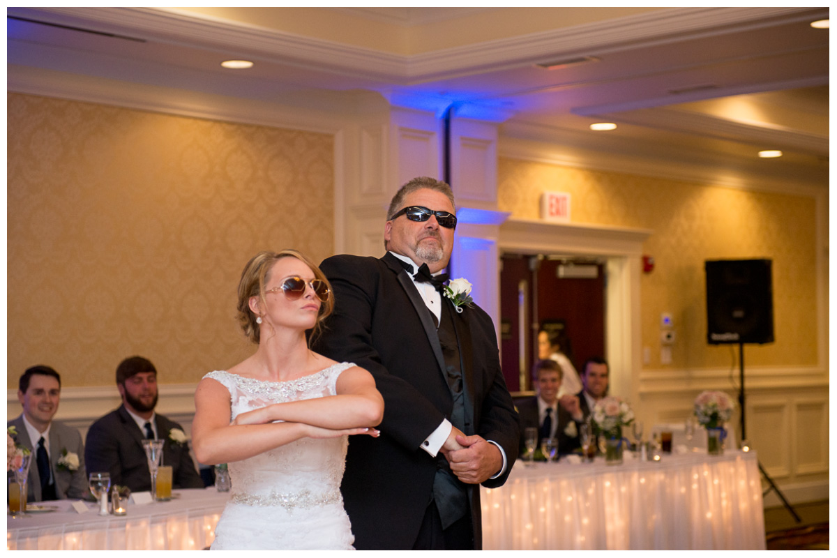 fun father daughter dance at wedding