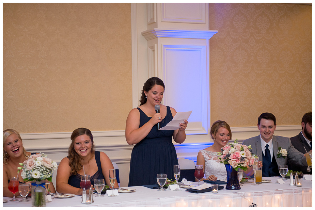 maid of honor speeches at receptions