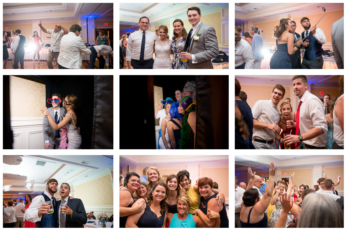 Wedding reception photos at hilton garden inn