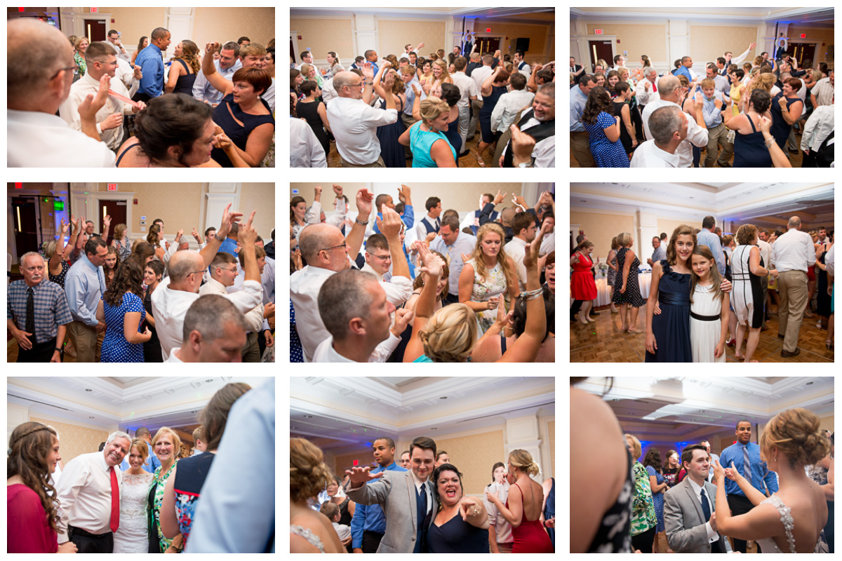 fun and wild maine wedding reception