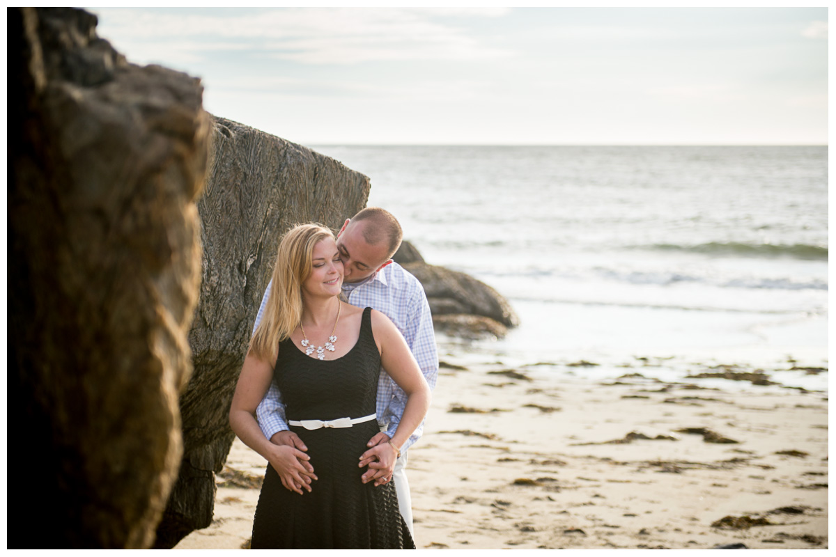 Maine Beach Engagement photos