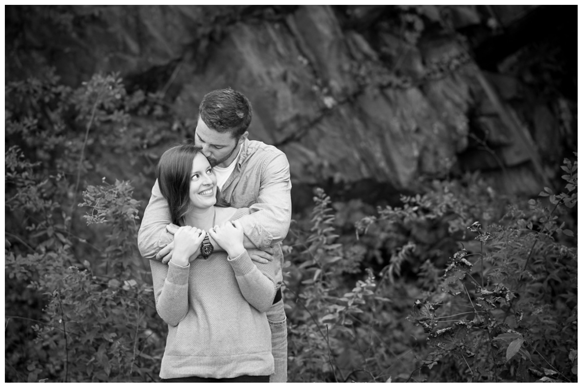 candid maine engagement photos