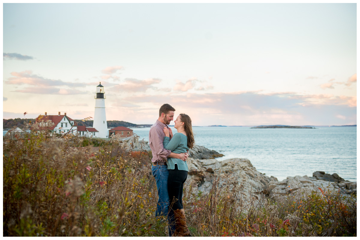 Portland Head Light Engagement Photos