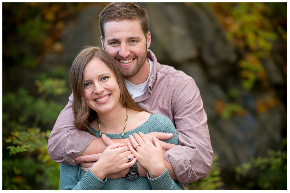 happy couple at fort williams