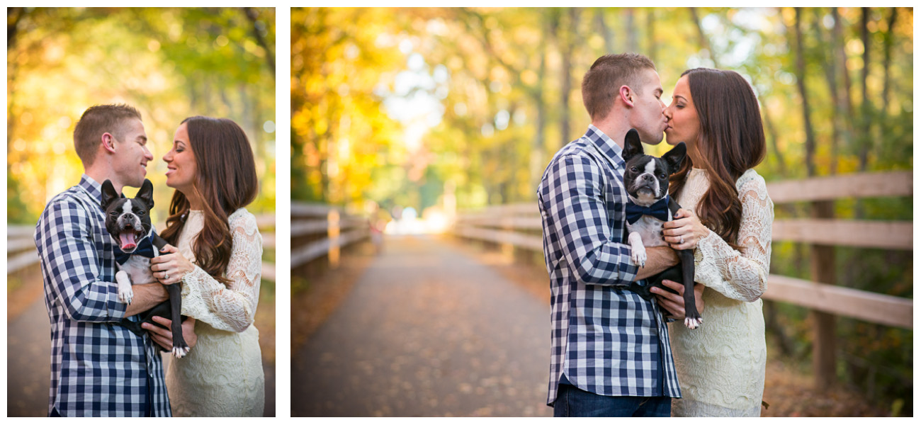 fall engagement photos in chelmsford 