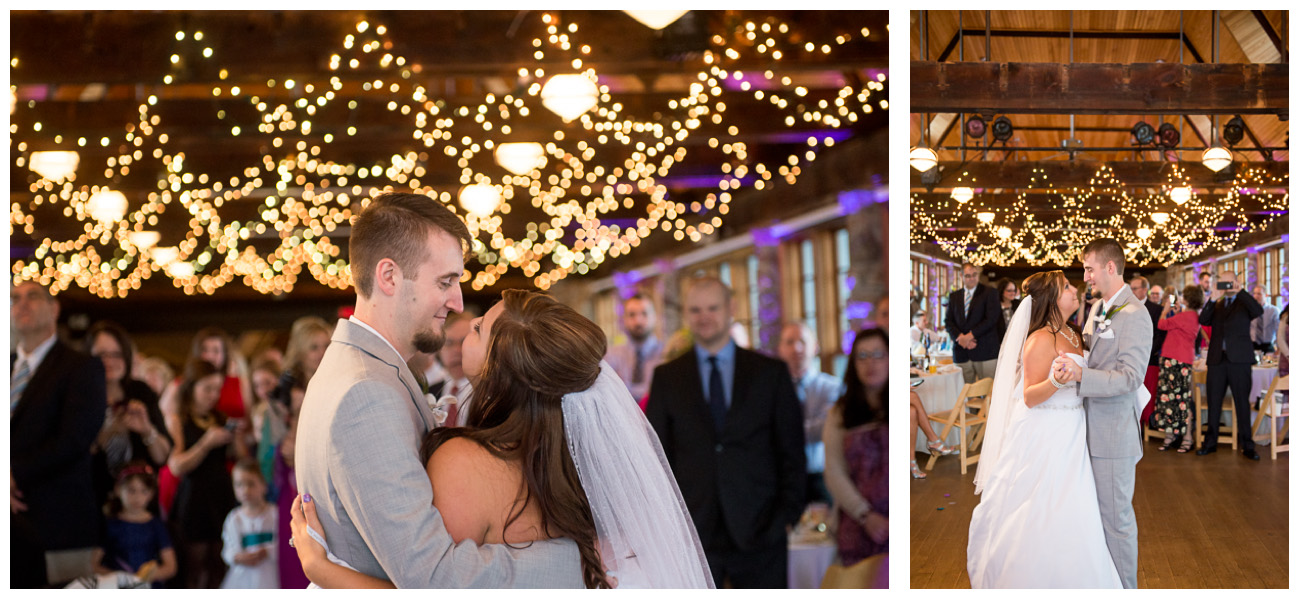 bride and groom dancing at rhode island wedding 