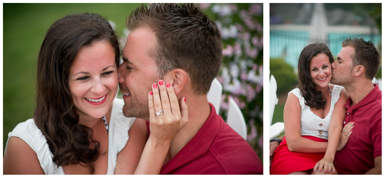 Crescent Beach engagement Proposal celebration