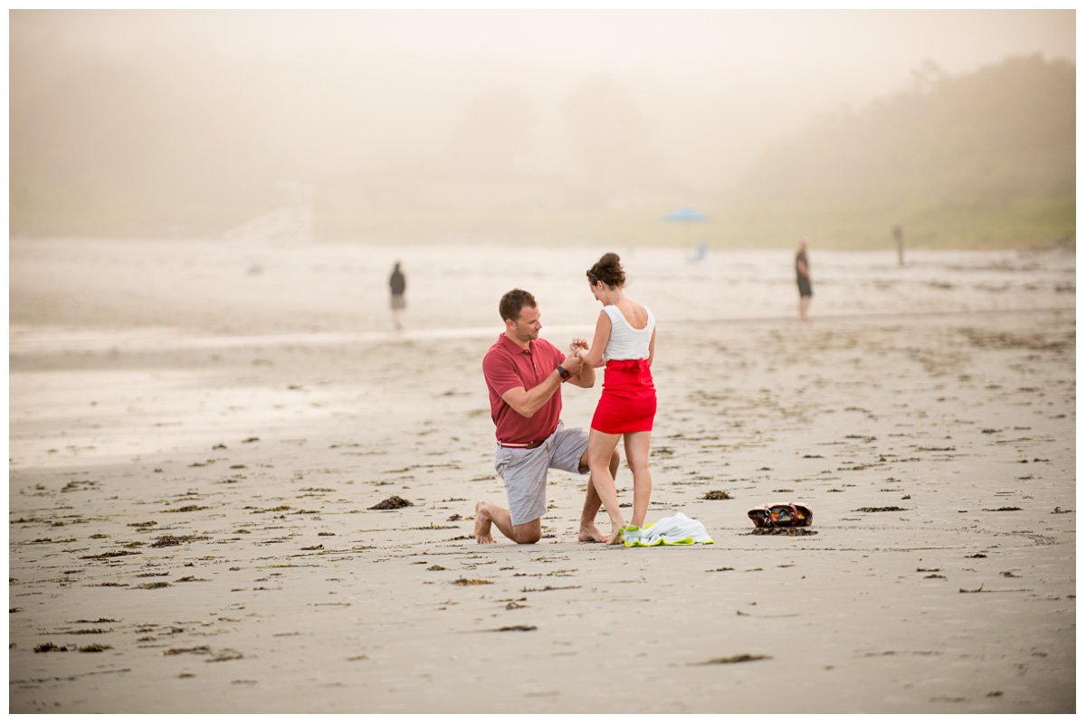 maine engagement proposal photographer