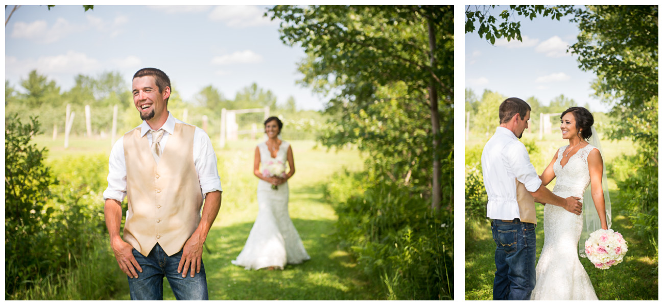 first look on a Maine farm in the summer 