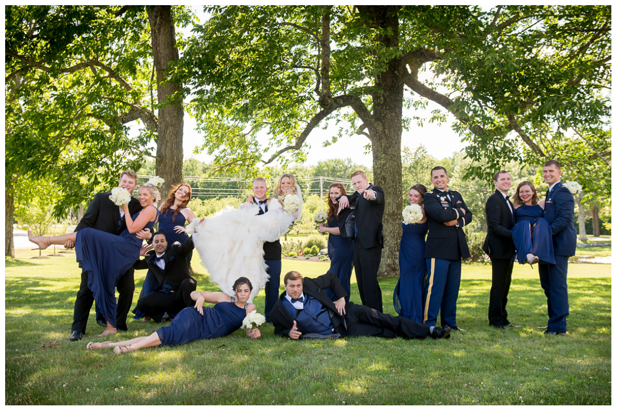 fun wedding party photos 