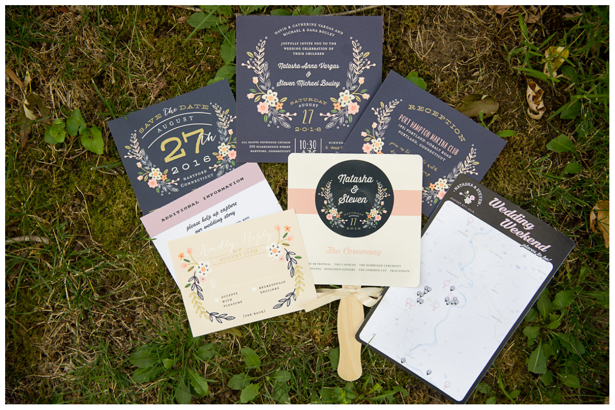 custom wedding invitations and wedding stationary 