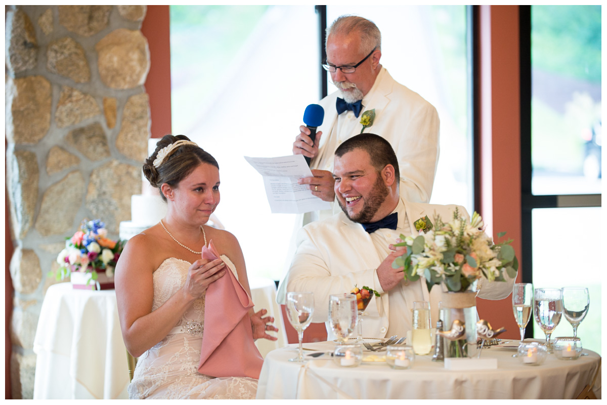 father's speech during wedding reception