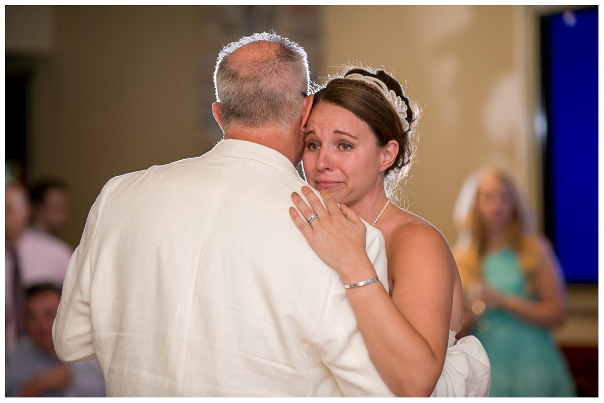 emotional dances during wedding reception