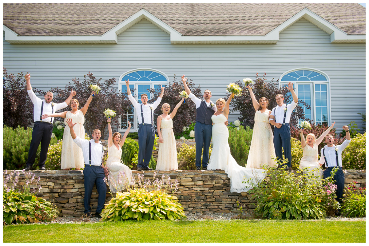 silly wedding party photos