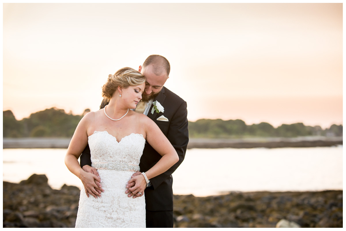 dreamy wedding photos on the beach in New England