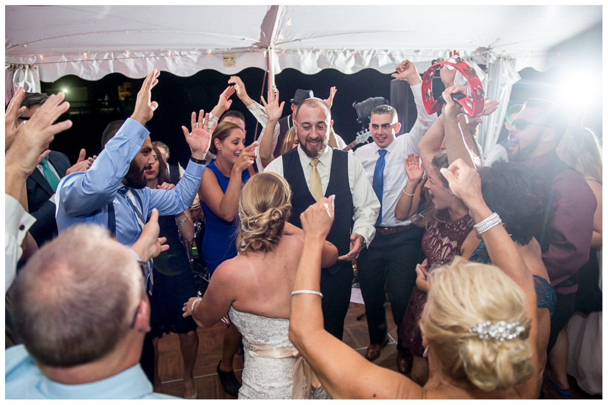 White Tent reception in New England