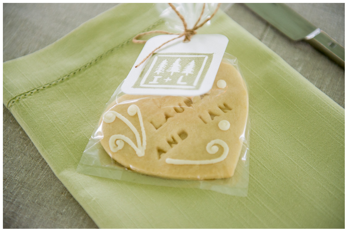 homemade cookie wedding favors