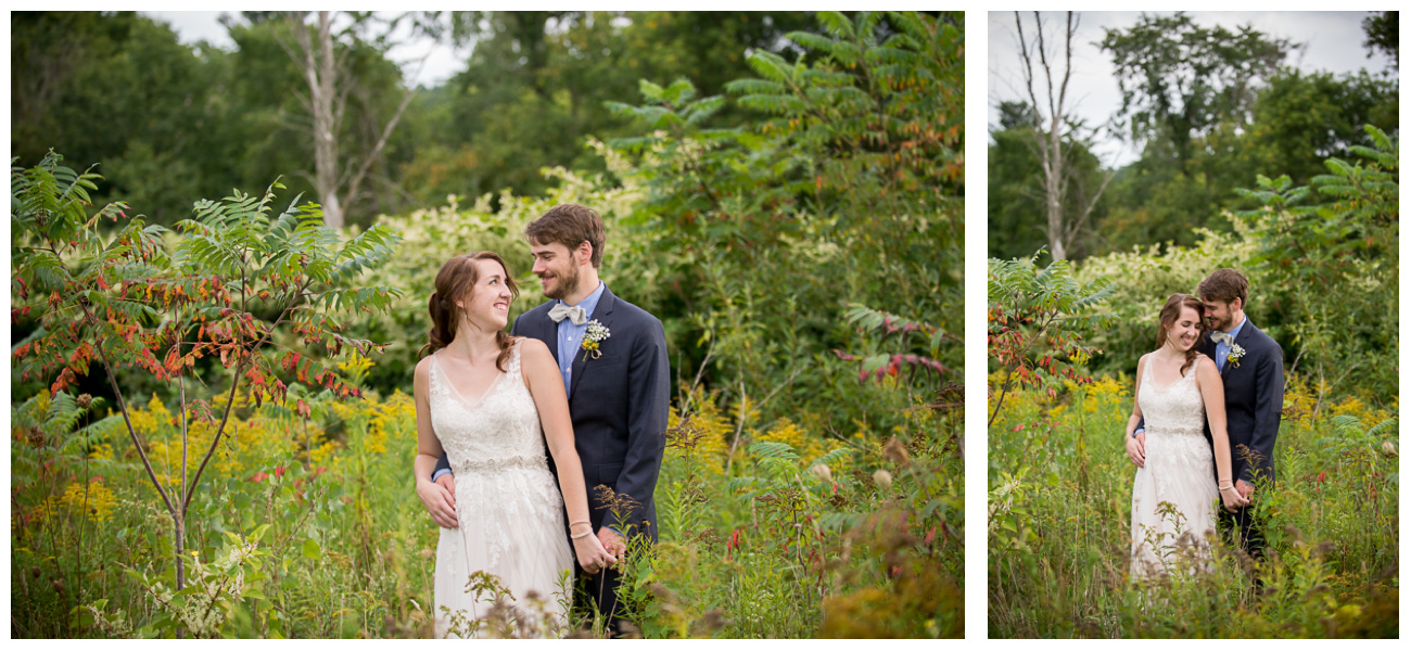 Dreamy wedding photos in Vermont fields