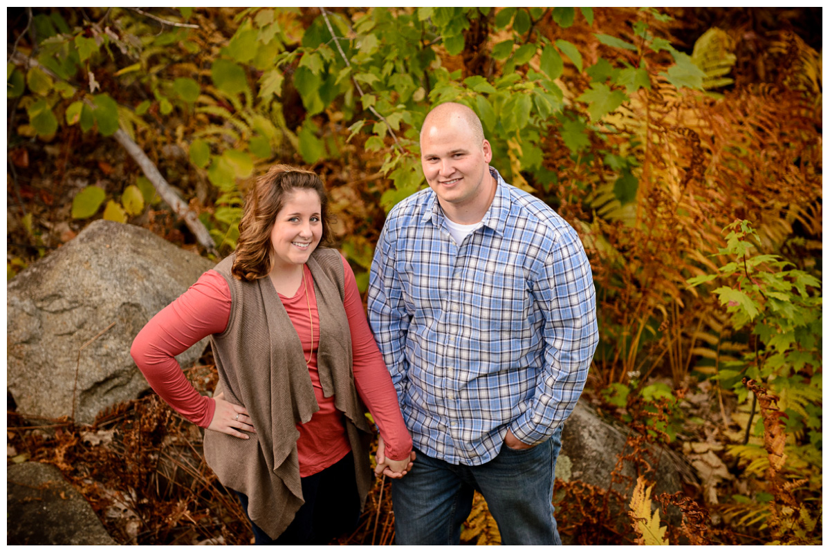 Fall Engagement Photos in North Conway