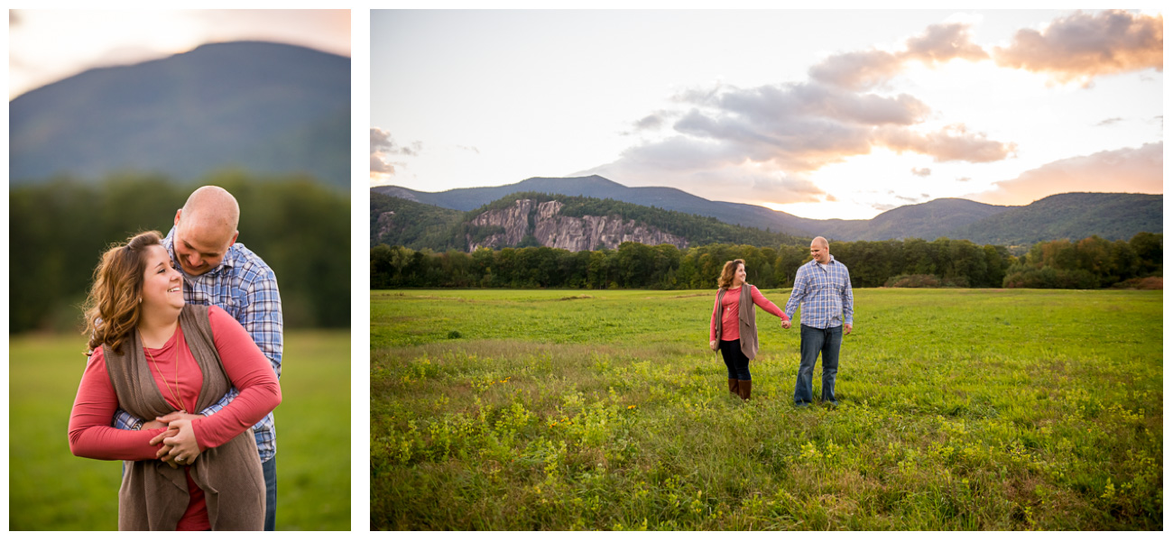 Dreamy Engagement Photos at Sunset in the Mountains