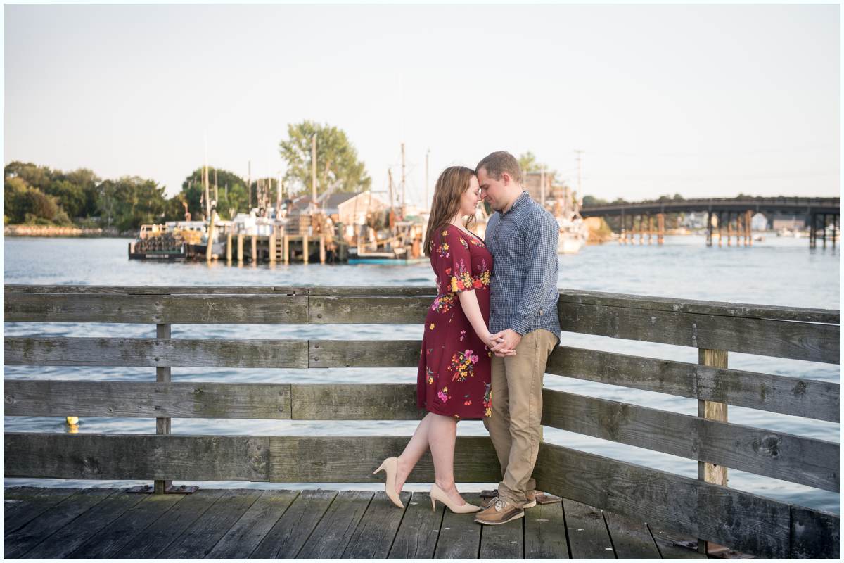 Portsmouth harbor engagement photos, new hampshire wedding photographer