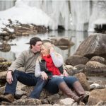 Henniker winter engagement photos